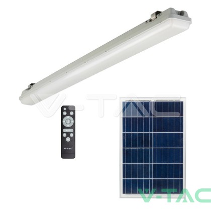 LED Влагозащитено Тяло Солар 1200mm 18W 3в1 Дистанционно + Сензор 