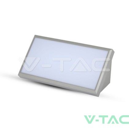 20W Фасаден Аплик Ъглов Сив 6500К IP65