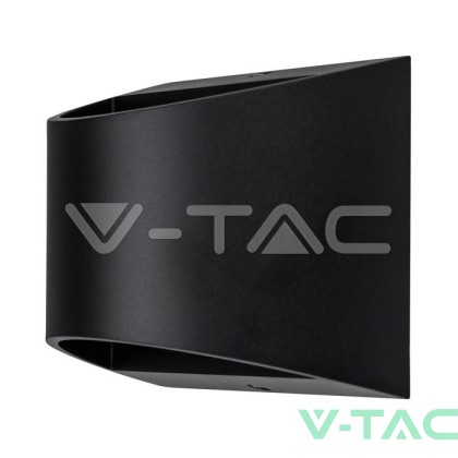 12W Стенна Лампа Bridgelux Чип Черна 4000К IP54