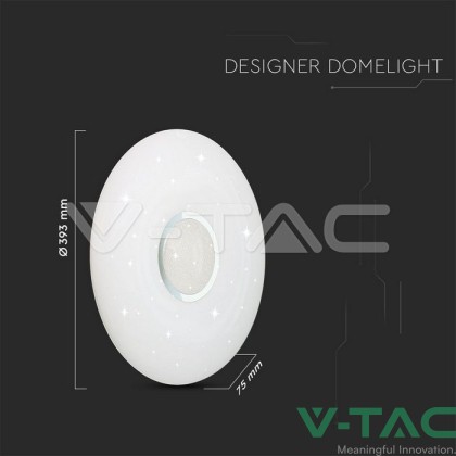 40W LED Плафон С Дистанционно 3в1 Шайба Ф350
