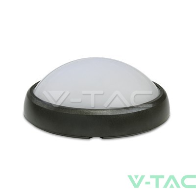 12W Плафониера Черно Тяло 4500К IP65 