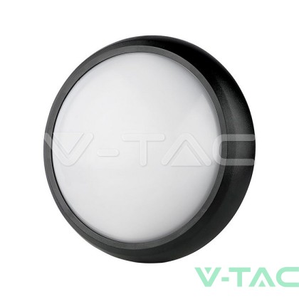 12W Плафониера Черно Тяло 3000К IP65 