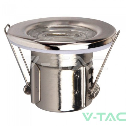 5W LED Луна Пожароустоичива Хром Димираща 4000К