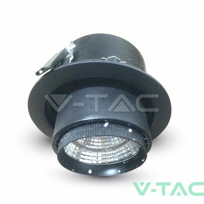 25W LED Луна COB Променлив Ъгъл Черно Тяло 5000К          