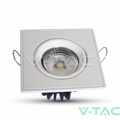 5W LED Луна COB Квадратен Модул Ротационна - Бяло Тяло 6000K 