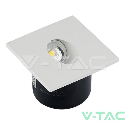 3W LED Луна За Стена Квадрат 3000К 
