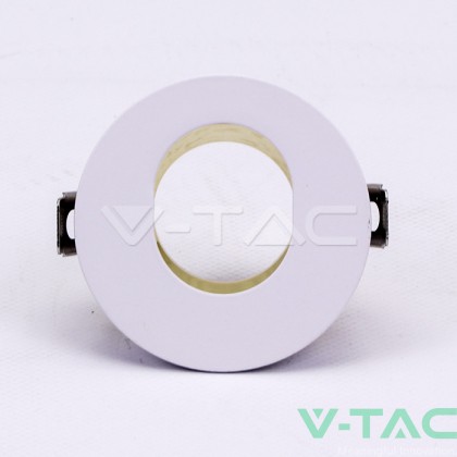 GU10 Отливка Кръг Бяло+Златно VT-874