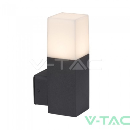 GU10 Градинска Стенна Лампа Черна Квадрат IP54