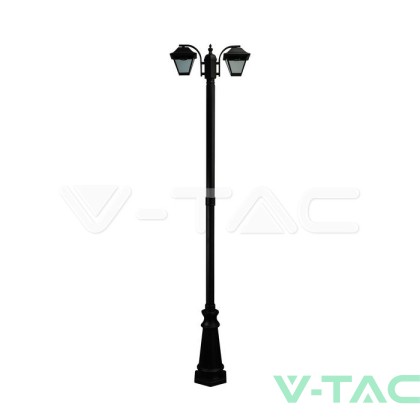 Градиснки Лампа 2ХE27 2280мм Черен IP44 
