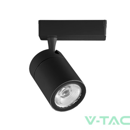 35W LED Прожектор Релсов Монтаж Черно Тяло 3000K 