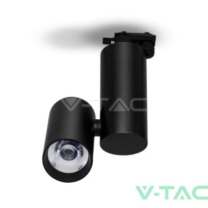 15W LED Прожектор Релсов Монтаж БялоТяло 6000K 5 Години Гаранция 5 Години Гаранция 