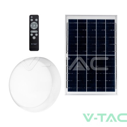 15W LED Соларен Плафон IP65 Дистанционно Сензор 3в1 