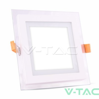 18W LED Панел Стъклено Тяло - Квадратен Модул   4000K