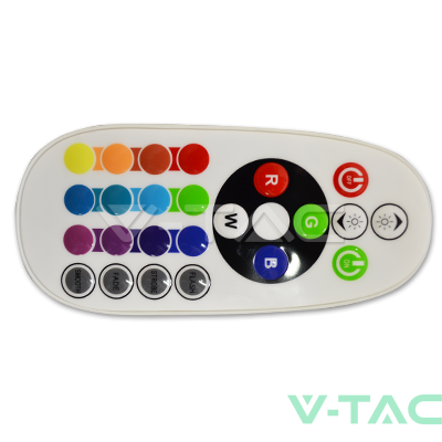 Дистанционно Управление RGB 24 бутона Кръгло 