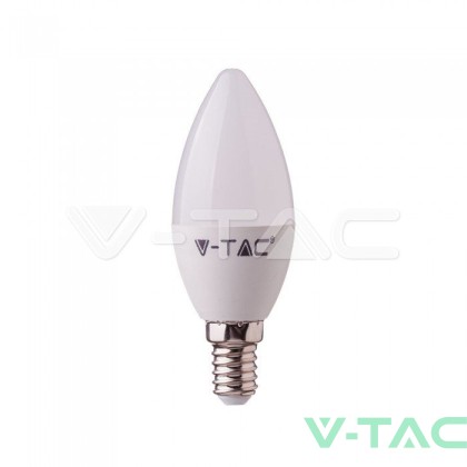 LED Крушка - SAMSUNG ЧИП 5.5W E14 C37 Кендъл Димиращ 4000K