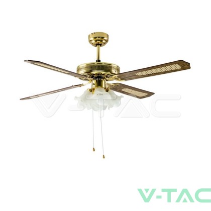 4*Е27 LED Тяло/Вентилатор Таван  4 Перки 55W AC Мотор