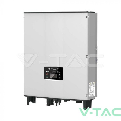 5kW Мрежов Инвертор LCD Дисплей Монофазен IP65 10г.