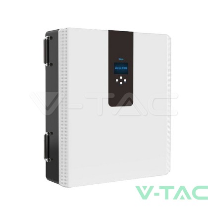 Соларна Система All-In-One V-TAC & Deye: 5kW Хибриден Инвертор и 5.37kWh Литиева Батерия LiFePO4