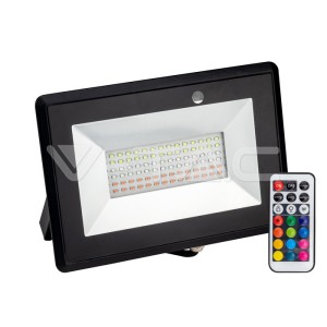 50W LED Прожектор RGB Дистанционно 