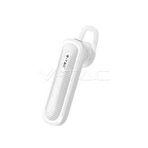 Bluetooth Слушалка 70mAh Бяла