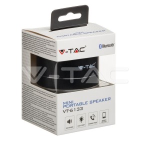 Bluetooth Колона Метална + TF Слот - 400mah Черна 