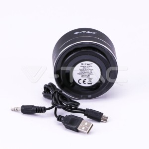 Bluetooth Колона Метална + TF Слот - 400mah Черна 