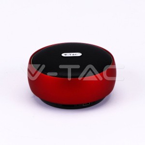 Преносима Bluetooth Колона Micro USB - 800mah Червена 
