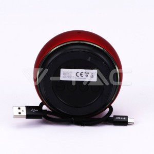 Преносима Bluetooth Колона Micro USB - 800mah Червена 