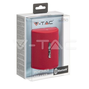Преносима Bluetooth Колона Micro USB - 1500mah Червена 