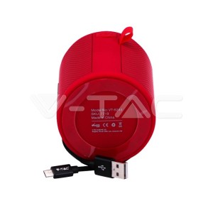 Преносима Bluetooth Колона Micro USB - 1500mah Червена 