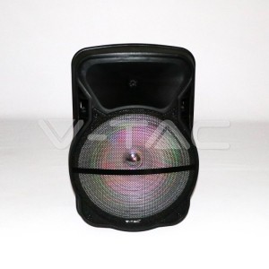 50W Колона С 1 Безжичен + 1 Жичен Микрофон RF Контрол 15inch 
