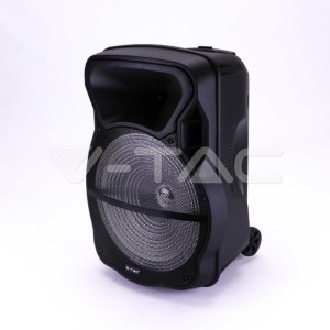 50W Колона С 1 Безжичен + 1 Жичен Микрофон RF Контрол 15inch 