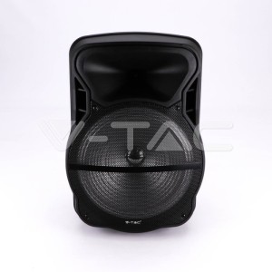 50W Колона С 1 Безжичен + 1 Жичен Микрофон RF Контрол 15inch 