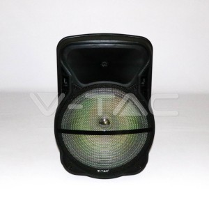 50W Колона С 1 Безжичен + 1 Жичен Микрофон RF Контрол 15inch 