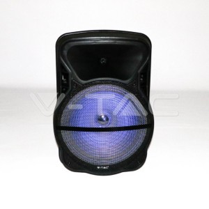 50W Колона С 1 Безжичен + 1 Жичен Микрофон RF Контрол 15inch 