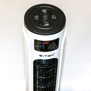 55W Вентилатор С Дистанционно И Дисплей За Температура 46INCH Бял 