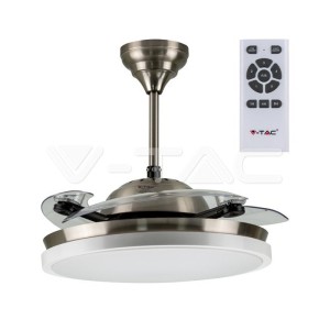 30W LED Тяло/Вентилатор Таван Дистанционно  3 в 1 3 Перки Бяло 60W AC Мотор