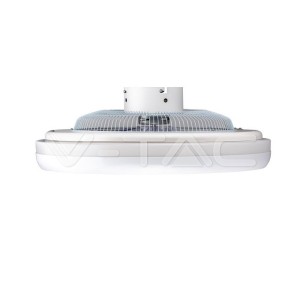 50W LED Тяло/Вентилатор Дистанционно 3в1 AC Мотор Син Ринг 