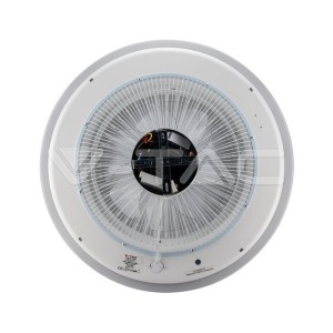 50W LED Тяло/Вентилатор Дистанционно 3в1 AC Мотор Син Ринг 