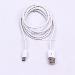 Micro USB Кабел 1.5M Бял