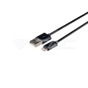 Iphone Кабел Черен MFI Лиценз 1.5М