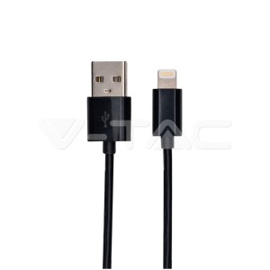 Iphone Кабел Черен MFI Лиценз 1.5М