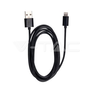 Iphone Кабел Черен MFI Лиценз 1.5М