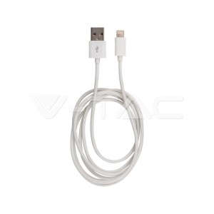 Iphone Кабел Бял MFI Лиценз 1.5М