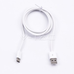 Type C USB Кабел 1.5M Бял