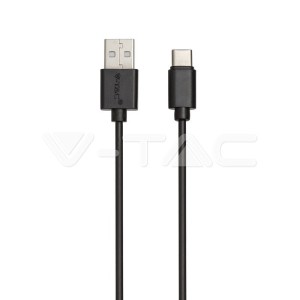 1 M Type C USB Кабел Черен - Pearl Серия 