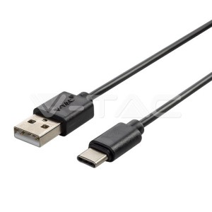 1 M Type C USB Кабел Черен - Pearl Серия 