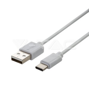 1 M Type C USB Кабел Бял - Pearl Серия 