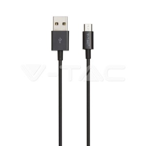 1 M Micro USB Кабел Черен - Silver Серия 