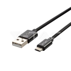 1 M Micro USB Кабел Черен - Platinum Серия